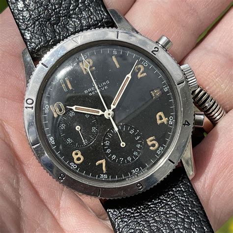 classic breitling watches for sale|1960s breitling co pilot watch.